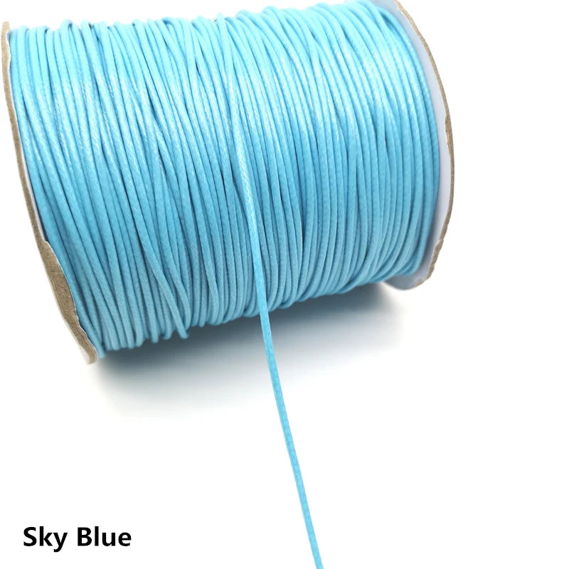 5 yards 1.5mm Waxed Thread For DIY Jewelry Making  String Rope  Leather Sewing Hand Wax Stitching #RoLi