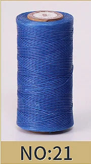1mm 150D Leather Waxed Thread Cord for DIY Handicraft Tool Hand Stitching Thread 50 Meters Flat Waxed Sewing Line