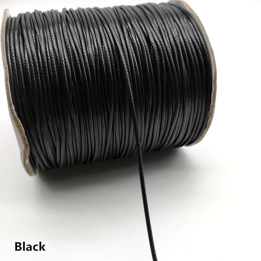 5 yards 1.5mm Waxed Thread For DIY Jewelry Making  String Rope  Leather Sewing Hand Wax Stitching #RoLi