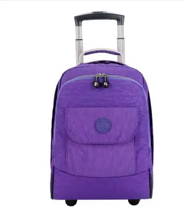 18 Inch Wheeled Backpacks for Laptop Waterproof Travel Trolley Backpack Large Capacity Men Trolley Bags Luggage Carry-on Bags