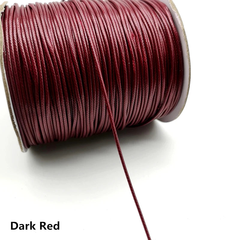 5 yards 1.5mm Waxed Thread For DIY Jewelry Making  String Rope  Leather Sewing Hand Wax Stitching #RoLi