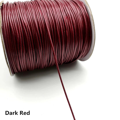 5 yards 1.5mm Waxed Thread For DIY Jewelry Making  String Rope  Leather Sewing Hand Wax Stitching #RoLi