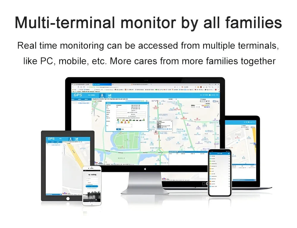 Customize Cloud Server App Web GPS Synchronous Data Management Software Service Smartwatch LoraWan TCPIP HTTP SDK API Set Server