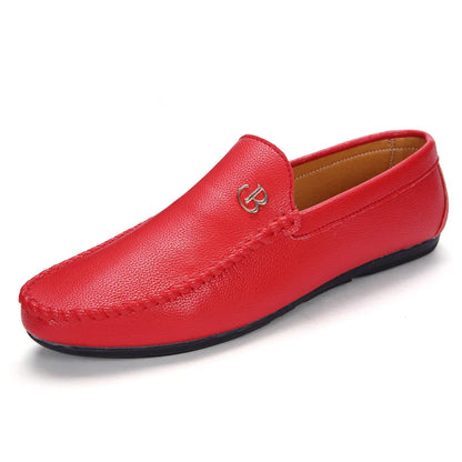 Leather Men Shoes Luxury Designer Casual Mens Loafers Man Moccasins Breathable Slip On Flats Driving Shoes Zapatillas Hombre