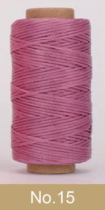 50m 0.8mm Leather Sewing Waxed Thread Wax Cord String Hand Stitching Craft DIY