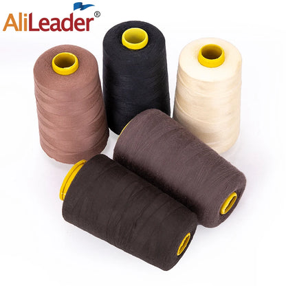 Alileader 1500M Nylon Hair Weaving Thread For Hair Sew In Black Cotton Thread For Sewing Machine Nylon Thread For Sewing Clothes