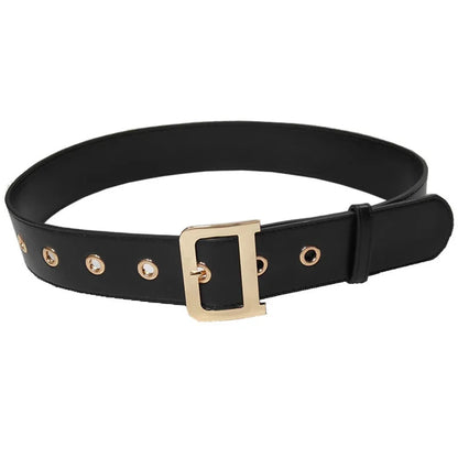 Leather Luxury Woman Wide Dress Fashion Women's Belts Luxury D-ring Elegant Waistband Waist Belt Goth Skirts Apparel Accessories