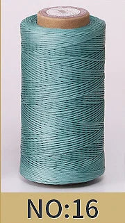 1mm 150D Leather Waxed Thread Cord for DIY Handicraft Tool Hand Stitching Thread 50 Meters Flat Waxed Sewing Line