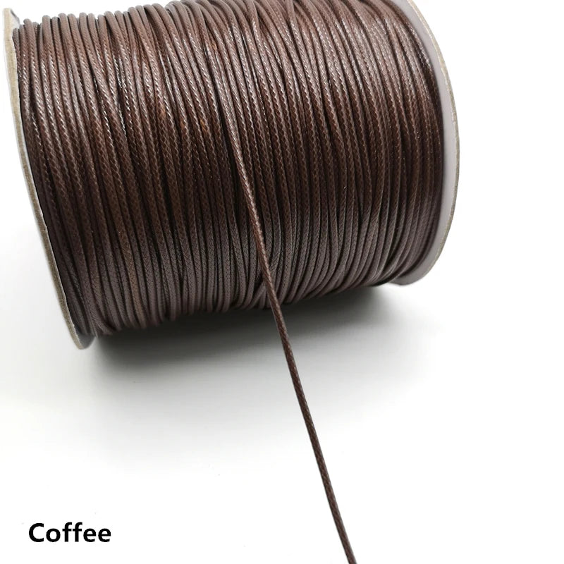 5 yards 1.5mm Waxed Thread For DIY Jewelry Making  String Rope  Leather Sewing Hand Wax Stitching #RoLi