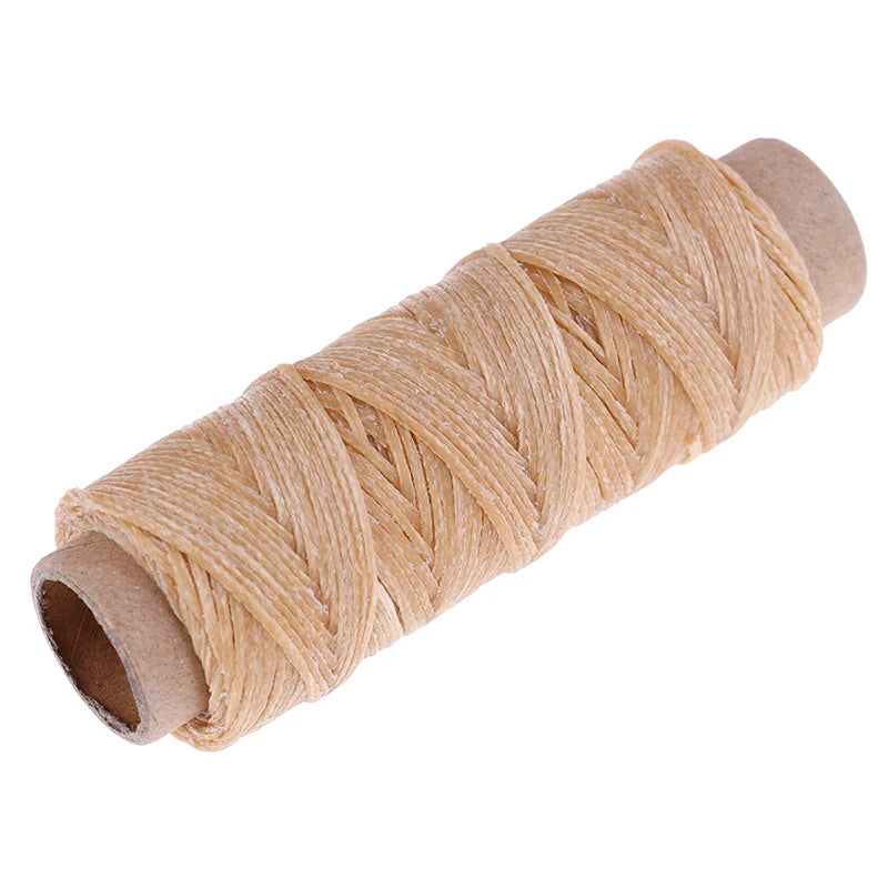 50m/Roll DIY Waxed Sewing Thread For Leather Shoe Hand Stitching Crafts Tool Hand Stitching For Leather Sewing Thread