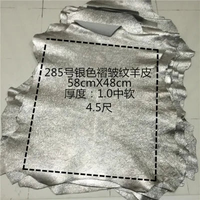 Real leather Nature sheep skin High end first layer sheepskin handmade DIY leather leather fabrics whole piece