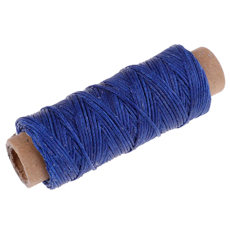 50m/Roll DIY Waxed Sewing Thread For Leather Shoe Hand Stitching Crafts Tool Hand Stitching For Leather Sewing Thread