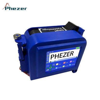 Phezer Mini Handheld Inkjet Printer Expire Date Stamp Coding Machine for Sale Provided Hand Held Inkjet Printer TIJ Printer 12.7