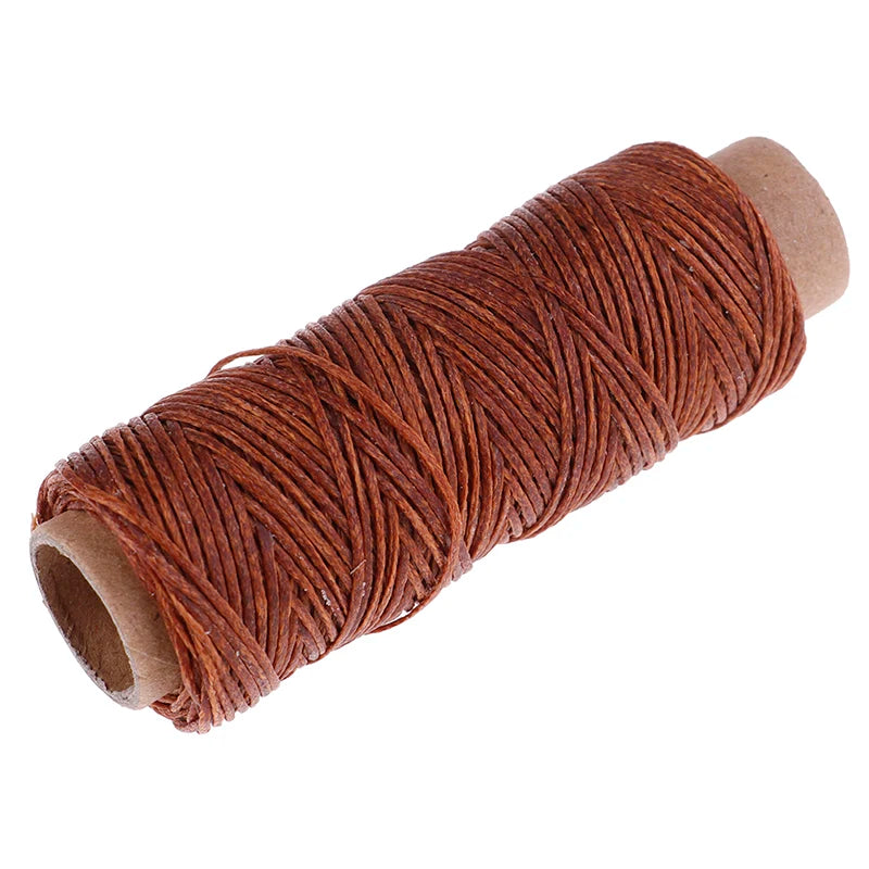 50m/Roll DIY Waxed Sewing Thread For Leather Shoe Hand Stitching Crafts Tool Hand Stitching For Leather Sewing Thread