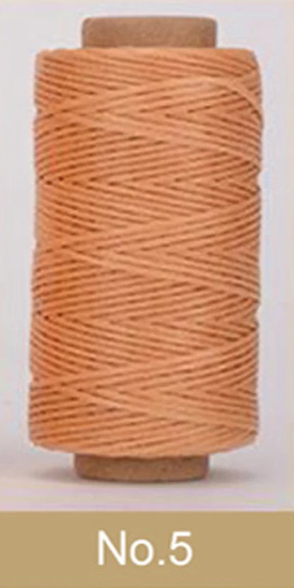50m 0.8mm Leather Sewing Waxed Thread Wax Cord String Hand Stitching Craft DIY