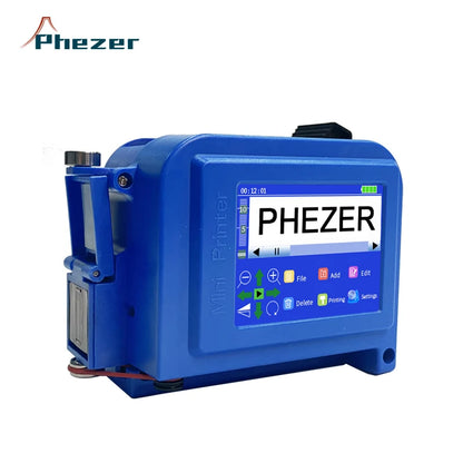 Phezer Portable Mini Handheld XP600 Inkjet Printer with Bill Printer Function Batch Code Printing