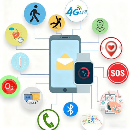 Customize Cloud Server App Web GPS Synchronous Data Management Software Service Smartwatch LoraWan TCPIP HTTP SDK API Set Server