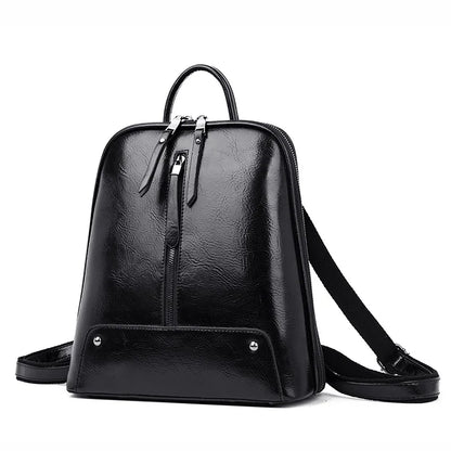 Women Leather Backpack Fashion Backpack Purse Female Travel Shoulder Bag Large Capacity School Bags for Teenage Girl Sac a Dos