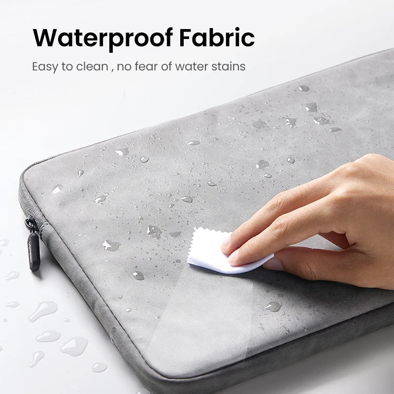 UGREEN  Leather Laptop Bag for Macbook Pro 13 14  Macbook Air Laptop Storage Bag Sleeve Case for iPad Pro Air Notebook Bag