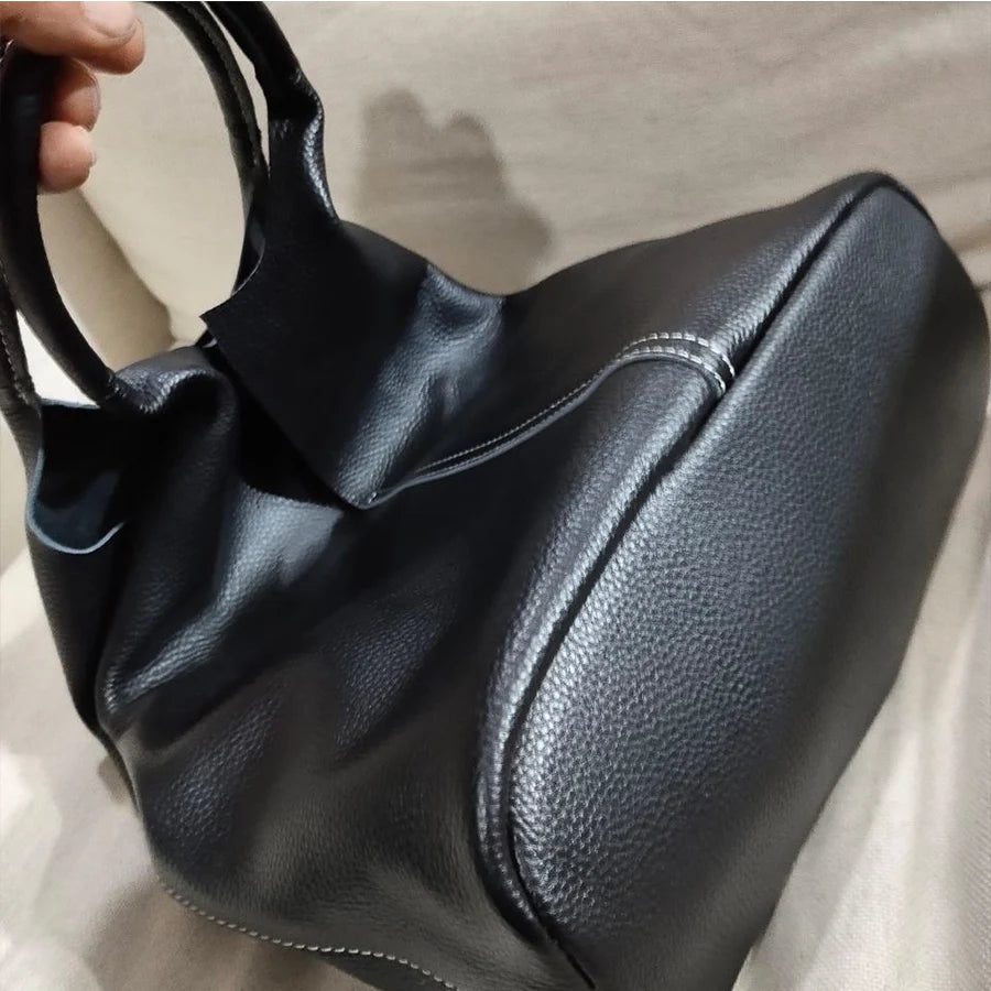 Classic Leather Handbags for Women Luxury Women's Bags Design Large Capacity Shopper Tote Bag Daily Shoulder Bag Bolsa De Hombro