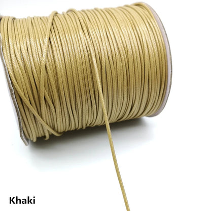 5 yards 1.5mm Waxed Thread For DIY Jewelry Making  String Rope  Leather Sewing Hand Wax Stitching #RoLi