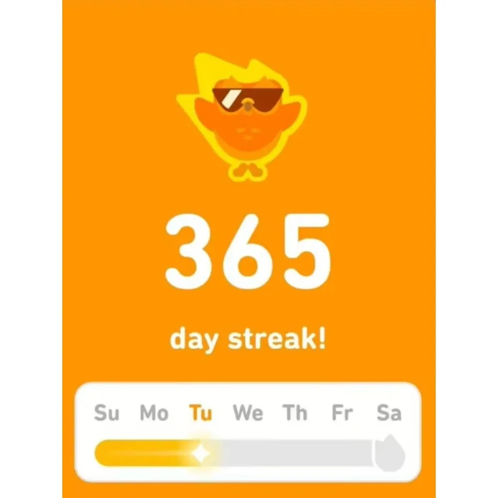 Duolingo Super Premium 1 Yaer  Your Own Account Can Learn a New Language Anytime Anywhere