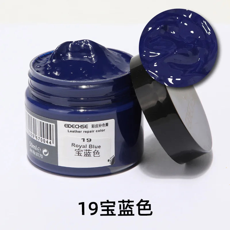Car Leather Repair Kit Liquid Skin Recoloring Balm No Heat Repair Tool Auto Seat Holes Scratch Cracks rips restoration set shoes