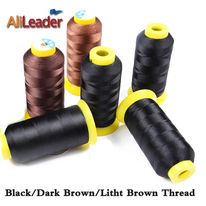 Alileader 1500M Nylon Hair Weaving Thread For Hair Sew In Black Cotton Thread For Sewing Machine Nylon Thread For Sewing Clothes