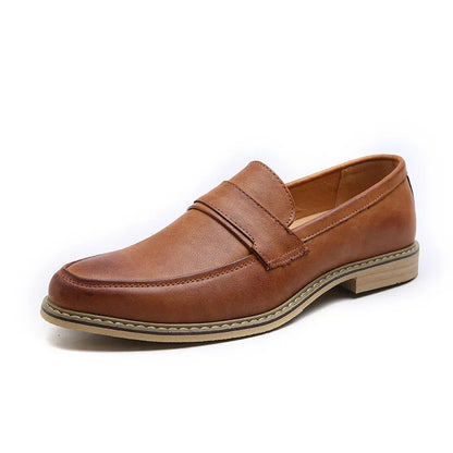 Spring New Men's Leather Shoes Formal Dress Business Leather Shoes Banquet Men's Shoes