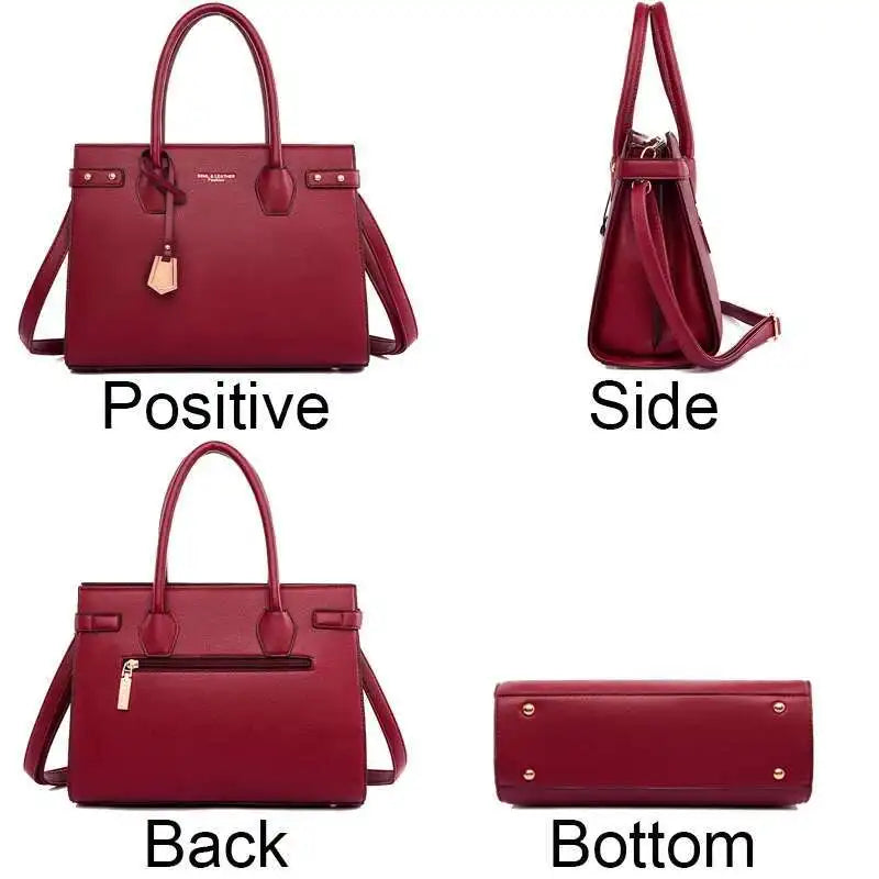 Genuine Brand Handbags For Women 2025 Ladies Hand Bag Female Leather Shoulder Top-Handle Crossbody Bags Casual Tote Sac сумка