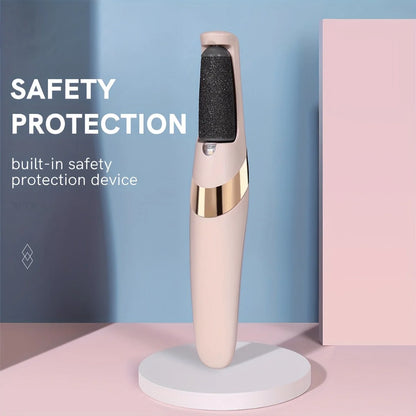 Having silky feet anytime, anywhere: rechargeable USB electric foot grinder - portable automatic foot repair and care machine