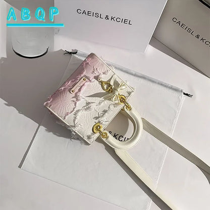 Women's Handbag Elegant Synthetic Crossbody Golden-Tone Hardware Closure 2026 New Design for Parties Luxury Shoulder Purse
