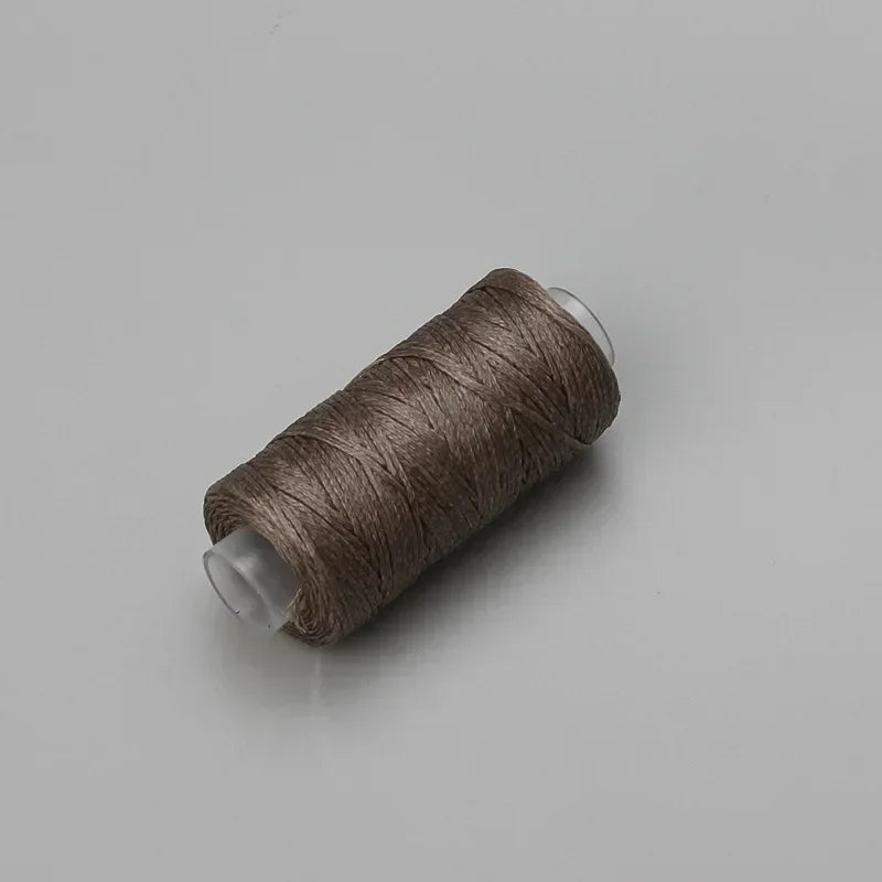 0.8mm Leather Waxed Thread 50m - High Strength 150D Braided Polyester Cord for Hand Stitching, Shoemaking, Bag Repair