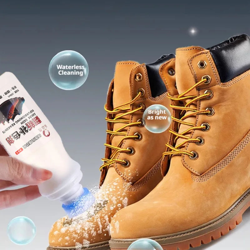 Premium Suede Leather Shoe Renovation Oil Care Cleaning Liquid Non Toxic Waterproof Conditioner Restorer Refresher for Footwear