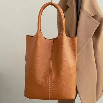 Classic Leather Handbags for Women Luxury Women's Bags Design Large Capacity Shopper Tote Bag Daily Shoulder Bag Bolsa De Hombro