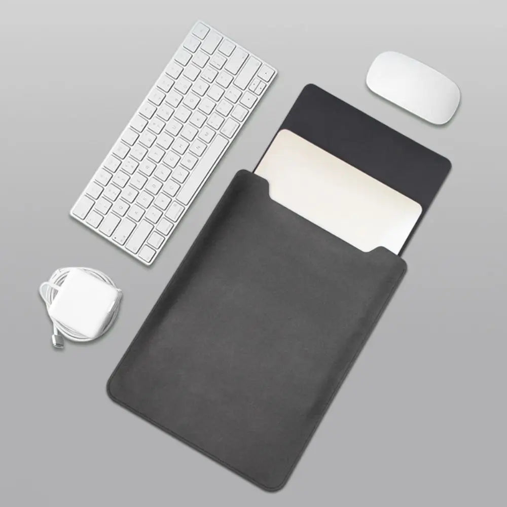 11 13 14 15 inch Laptop Sleeve Case Shockproof Ultra Thin PU Leather Ultrabook Cover Notebook Bag Protective Pouch
