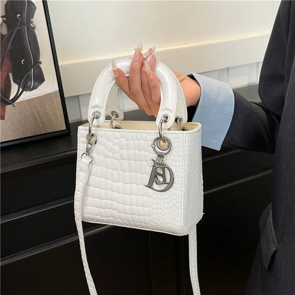 Elegant Leather Crossbody Bag For Women Luxury Designer Shoulder Handbag Classic Tote Purse Ladies Stylish Diaper Bags