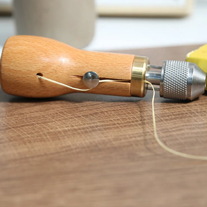 Leather Sewing Awl Thread Kit Hand Sewing Tools DIY Leather Sewing Kit Leather Working Shoes Canvas Repair Tool Portable