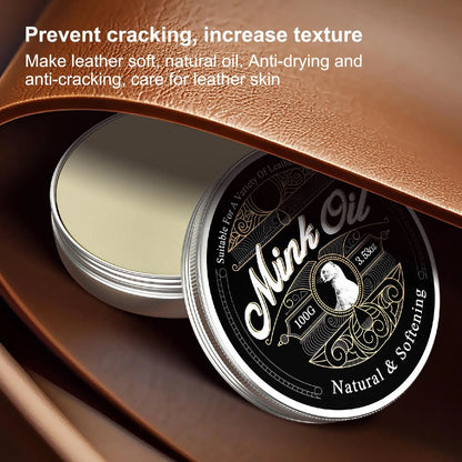 100g Leather Care Cream Paste Natural Leather Conditioner Genuine leather mink cream care oil Refurbishing Restoration Agent
