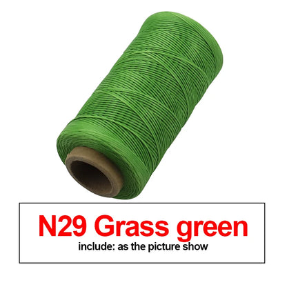 260M 150D Thickness Waxed Thread For Leather Waxed Cord For Diy Handicraft Tool Hand Stitching Thread Flat Waxed Sewing Line