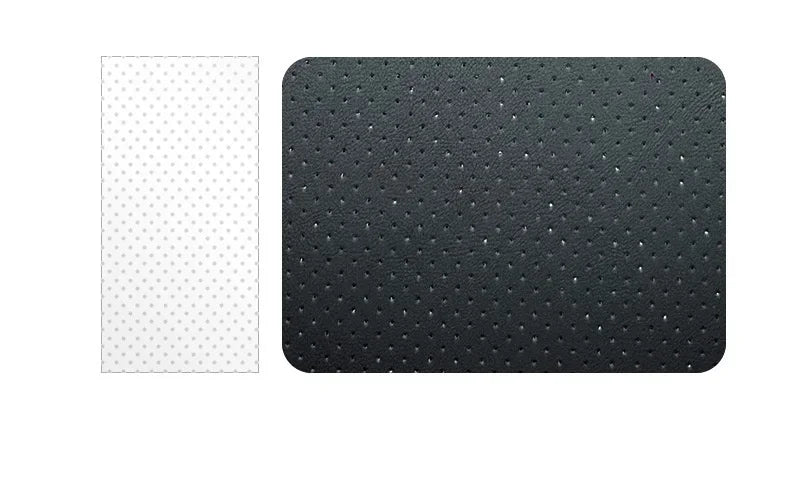 Repair Patch Breathable Perforated Synthetic Leather Tape with Adhesive Backing for Sofa Car Seat Wallets Cuttable Renovation