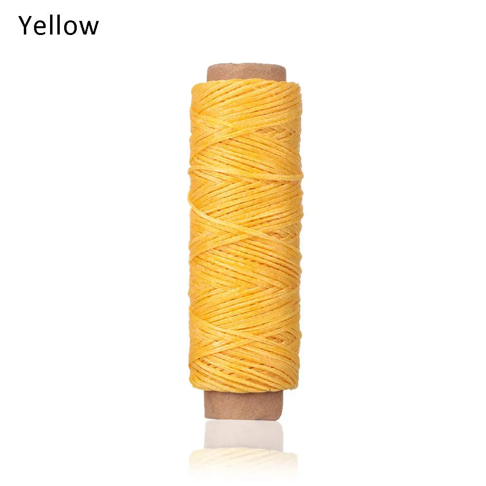 30m/roll Waxed Thread Cotton Cord String Strap Hand Stitching Thread for Leather Handicraft Tool Material Accessories