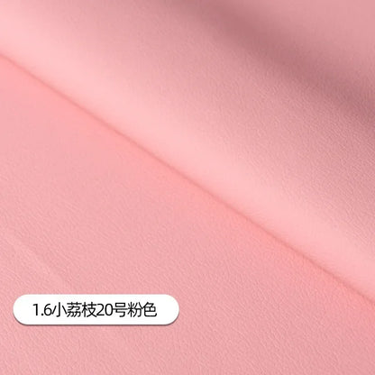Litchi Pattern Leather Fabric Upholstery Per Meter for Car Interior Bag Chairs Diy Sewing Waterproof Wearable Soft Cloth Plain