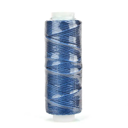 0.65mm Leather Waxed Thread Cord Polyester Coated Sewing Thread DIY Handmade Leather Stitching Rope Bracelets Jewelry 25M