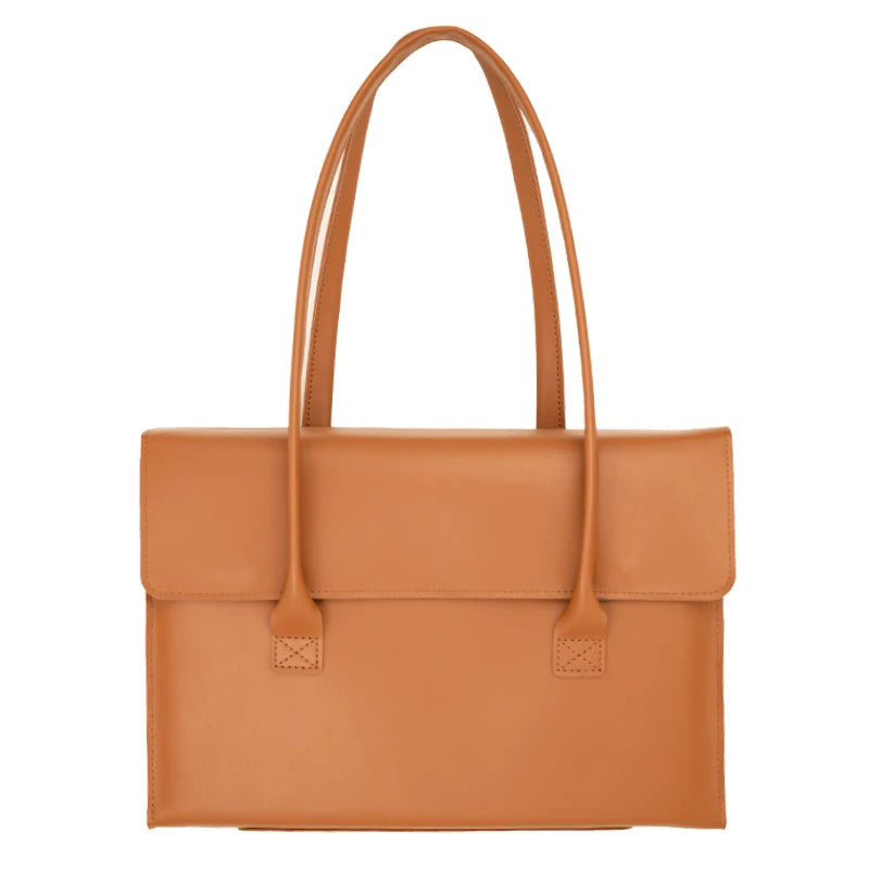 Ladies PU Leather Laptop Bag Handbag 13/14/15.6/16 Inch For Macbook Air Tablet HuaWei MateBook Thinkpad Single Shoulder Bags