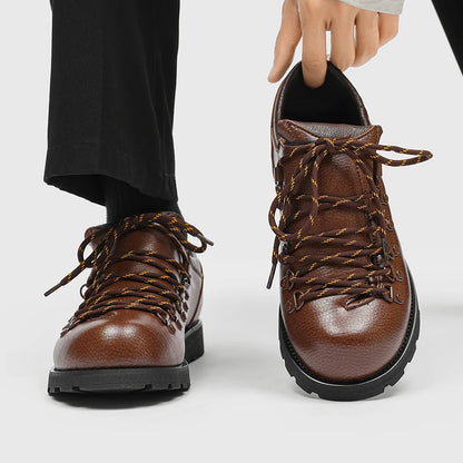 Men's Fashion Leather Shoes Classic luxury designer style Work Office Outdoor Hot selling trendy young shoes Handsome New