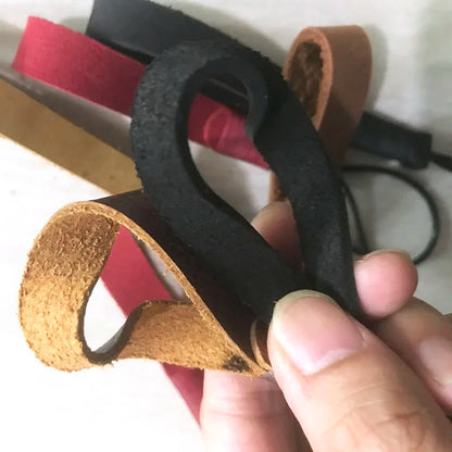 Genuine Leather Keychains first layer Cowhide Weave Lanyard Keyring Men Women Car Key Holder Auto Keyring Accessories Gifts