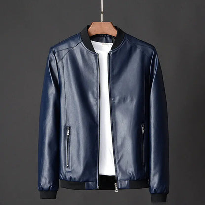 Men's Jackets Men's Spring Autumn Leather New Popular Korean Style Slimming Trends