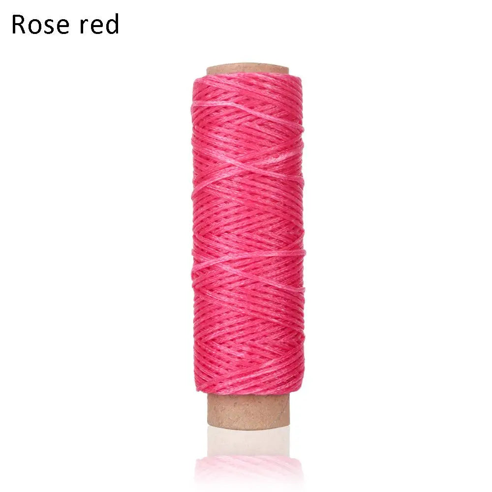 30m/roll 150D Flat DIY Hand Stitching Leather Sewing Line Waxed Thread Cord