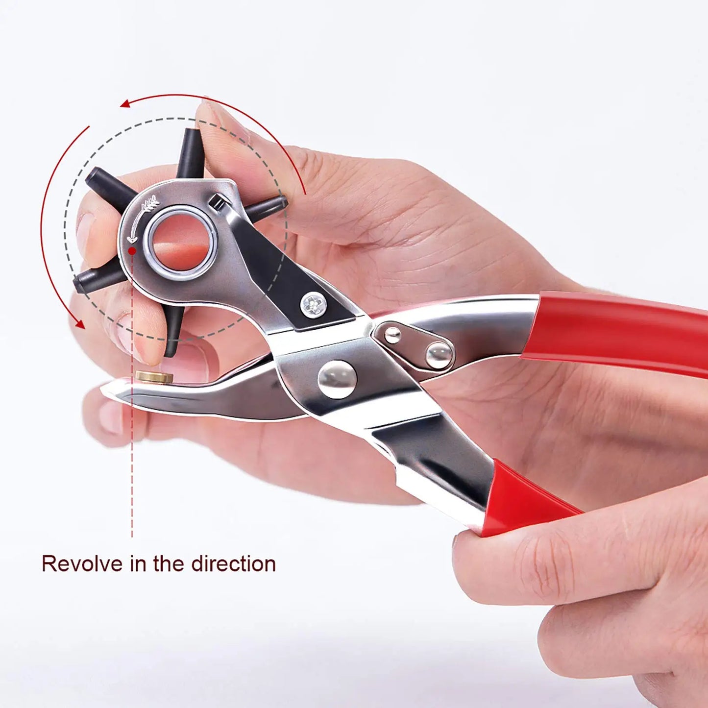 Leather Hole Punch Leather Tools Multifunctional Ordinary Carbon Steel Belt Puncher Punching Tool Belt Hole Puncher Crafts Tool